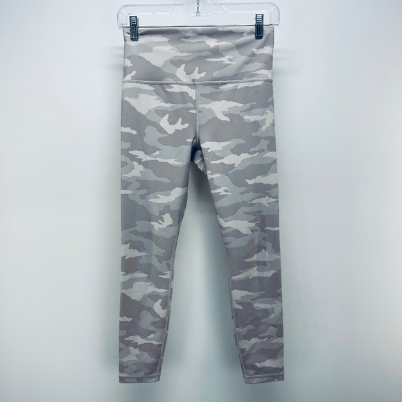 ATHLETA Leggings Size S Women’s Elation Tight Taupe Camo Gray - Picture 1 of 9